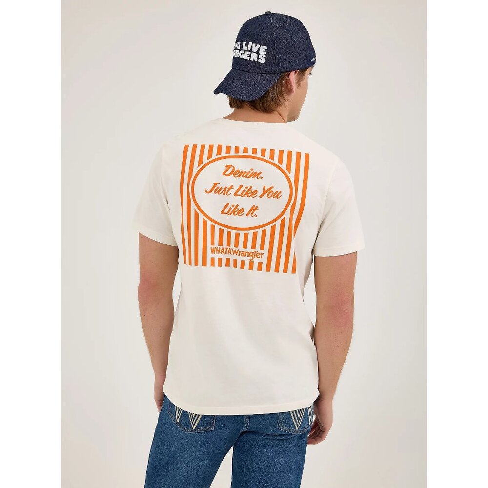 Wrangler x Whataburger Men's Like You Like It T-Shirt in Marshmallow - Size medi